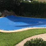 Instalación de un cobertor de piscina en Valencia